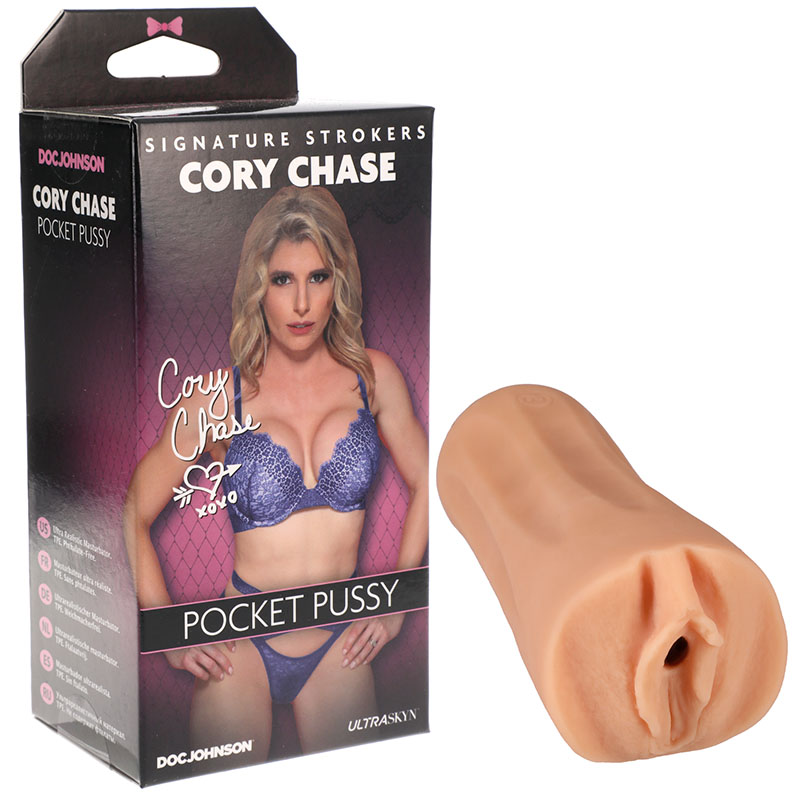 cory chase sex toy SIGNATURE STROKERS CORY CHASE ULTRASKYN POCKET PUSSY VANILLA : Amazon.ca:  Health & Personal Care main image 0
