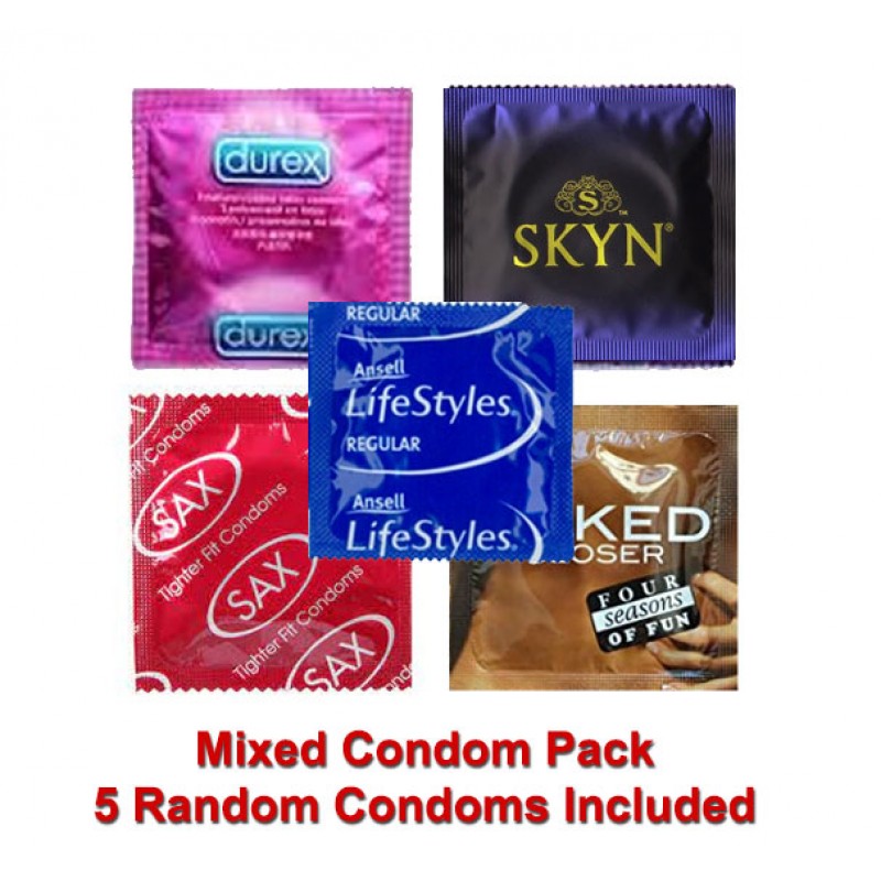 Condoms - 5 Pack Random Sachets