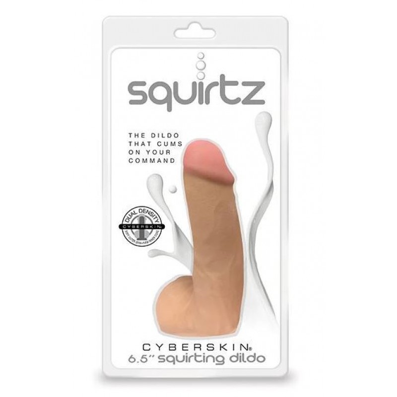 Squirtz Cyberskin 6.5 inch Squirting Dildo