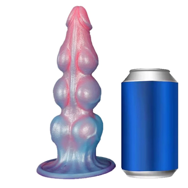 Bulbous Ruter Knot Dildo - Small