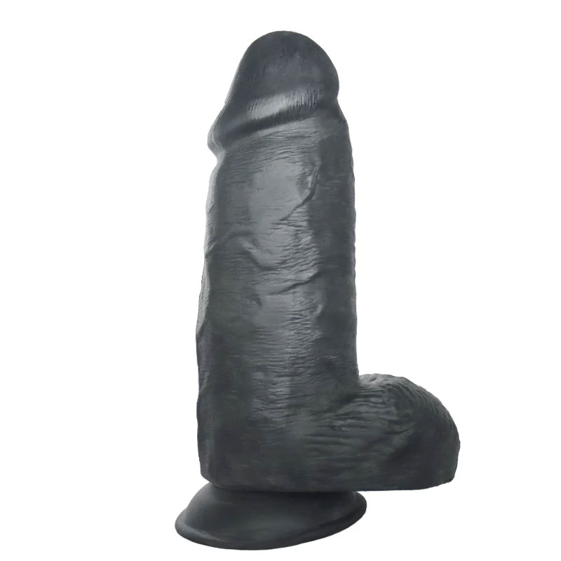 Chub-alish-ass 9 Inch Giant Chubby Dildo - Black