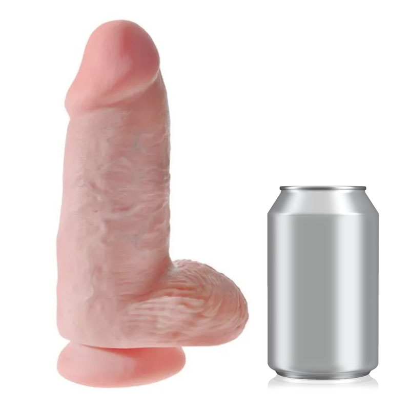 Chub-alish-ass 9 Inch Giant Chubby Dildo - Vanilla