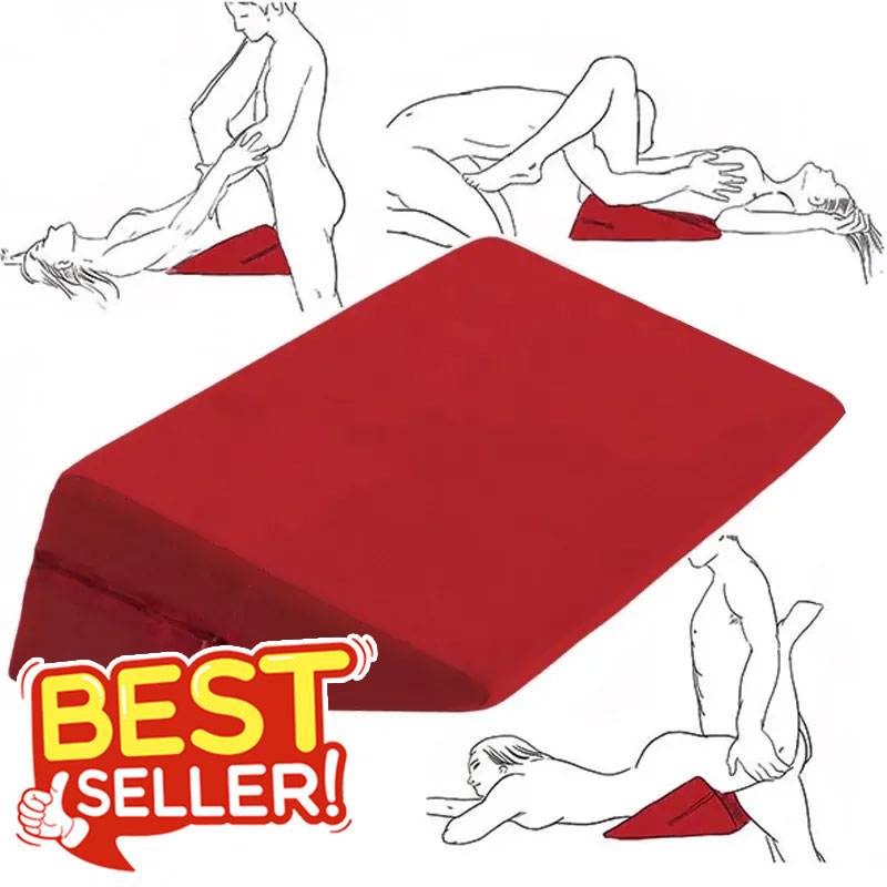 Adora Sex Wedge Pillow - Red Adora Sex Wedge Pillow - Red