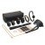 Adora Erotica Gold Chain Bondage Kit - Domanix Edition - Black $127.99