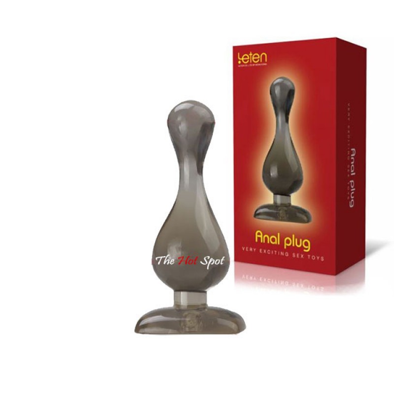 Leten Super Soft Crystal Butt Plug - Style 1