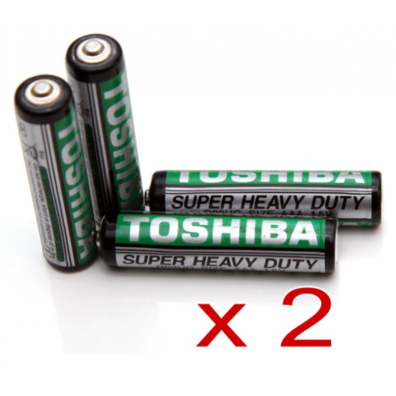 Batteries AAA Super Heavy Duty Toshiba - 2 Pack