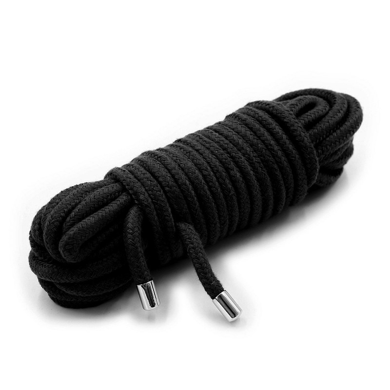 Adora Erotica Deluxe 10 Meter Silk Rope - Black