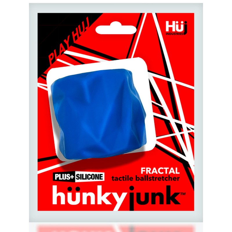 Hunkyjunk Fractal Tactile Ballstrtcher - Teal Ice