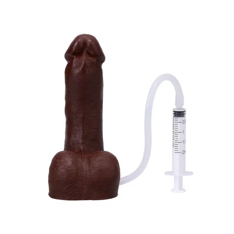Tantus Pop N Play Squirting Packer Espresso