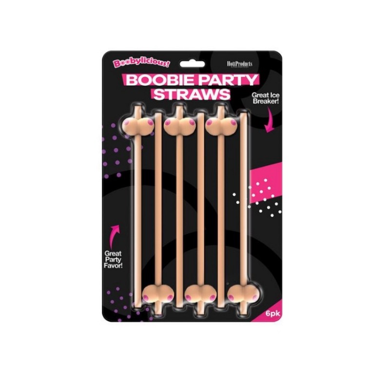 Boobie Party Straws