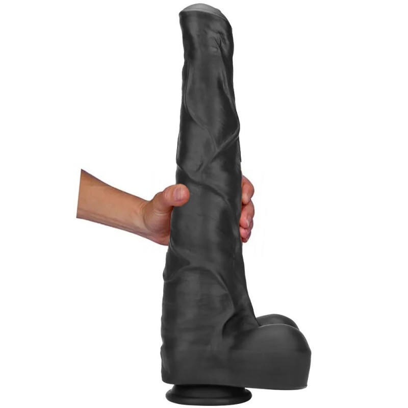 Goliath 16 inch Horse Dildo - Black