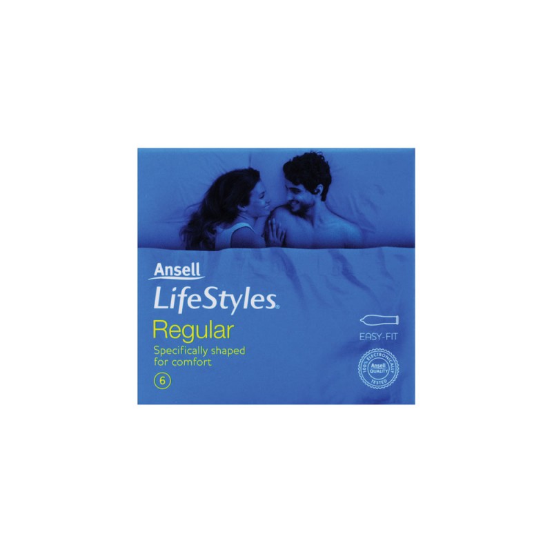 Ansell Lifestyles Regular Condoms 6 Pack