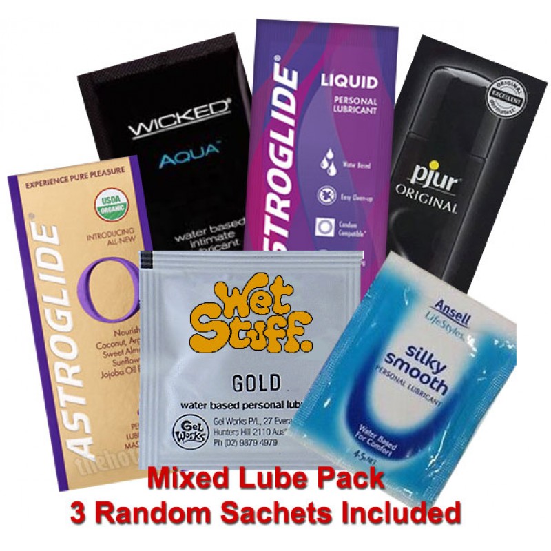 Personal Lubricant - 3 Pack Random Sachets