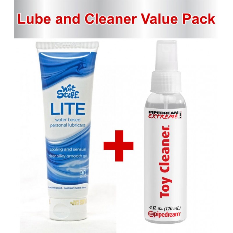 Lube and Toy Cleaner Value Pack