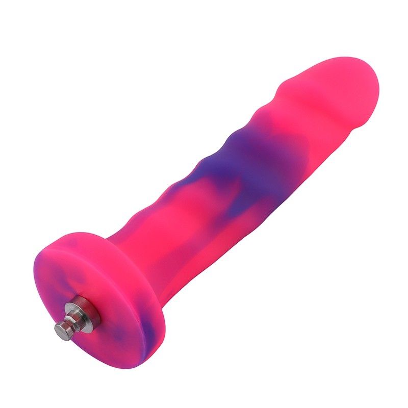 HiSmith - 7" Smooth Silicone Sex Machine Dildo (KlicLok)