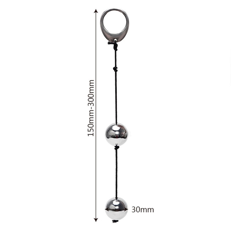 Adora Solid Chrome Metal Kegel Ben Wah Balls - 2 Balls Adora Solid Chrome Metal Kegel Ben Wah Balls - 2 Balls