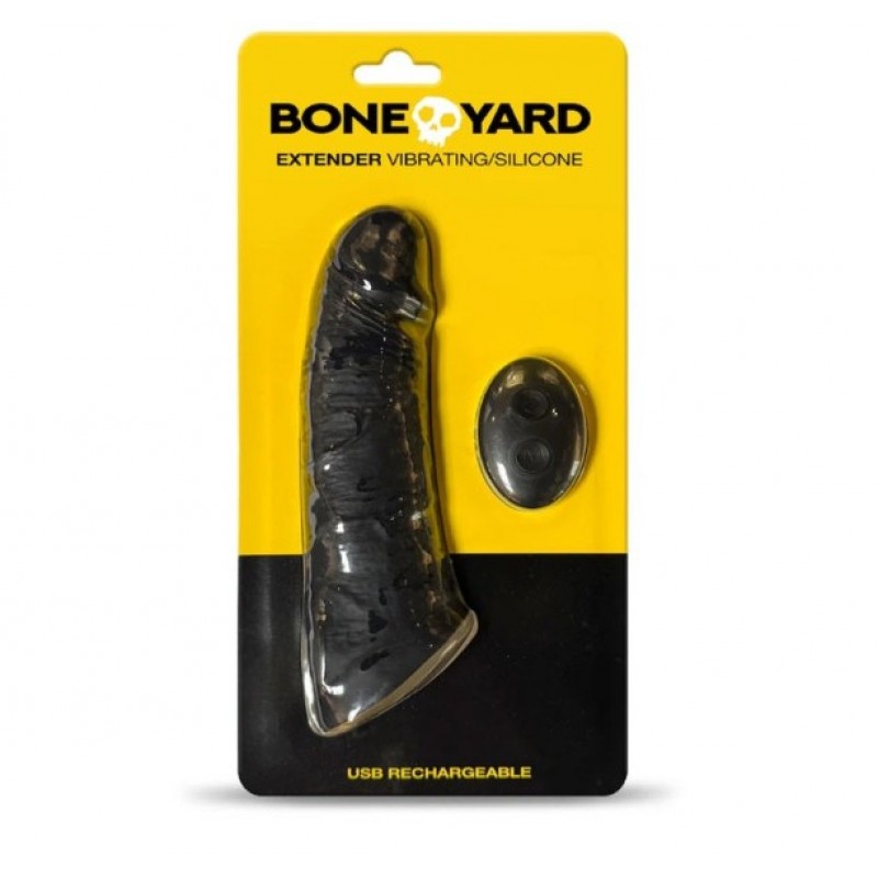Boneyard Vibrating Silicone Remote Control 9 Mode Extender
