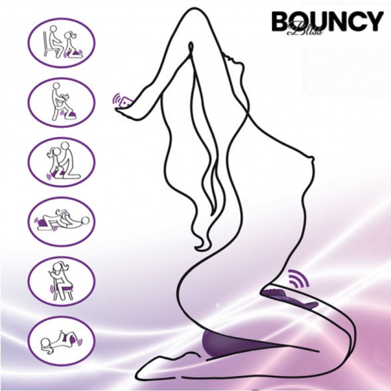 Bouncy Bliss Classic Inflatable Sit-On Vibrator Bouncy Bliss Classic Inflatable Sit-On Vibrator