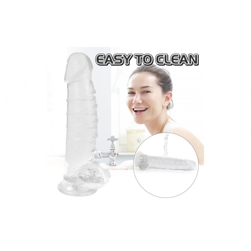 Denny Dong w Balls Clear XXL Denny Dong w Balls Clear XXL