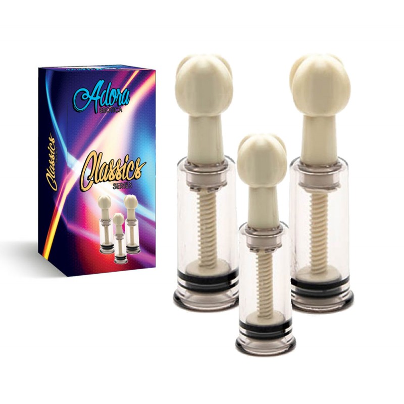 Adora Erotica Twist and Suck - Nipple & Clit - Set of 3