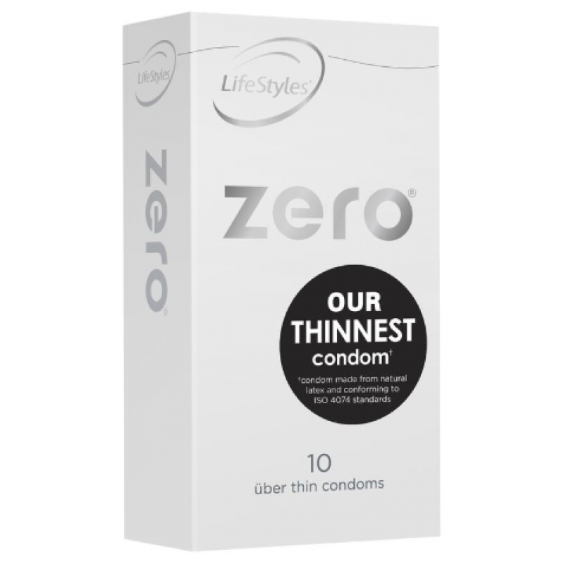 Ansell Lifestyles Zero Uber Thin Condoms 10 Pack