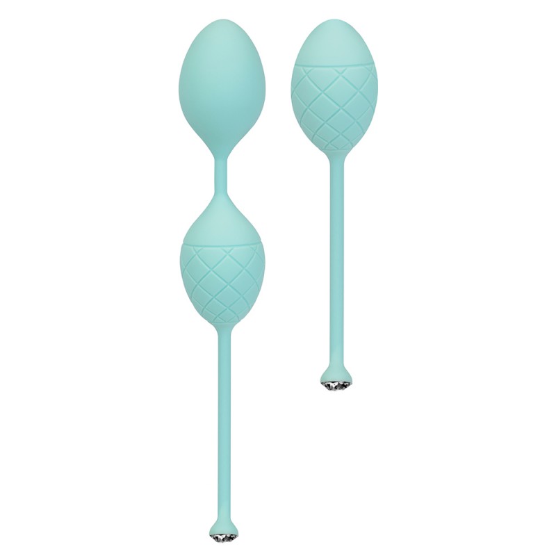 Pillow Talk Frisky Kegel Balls - Teal