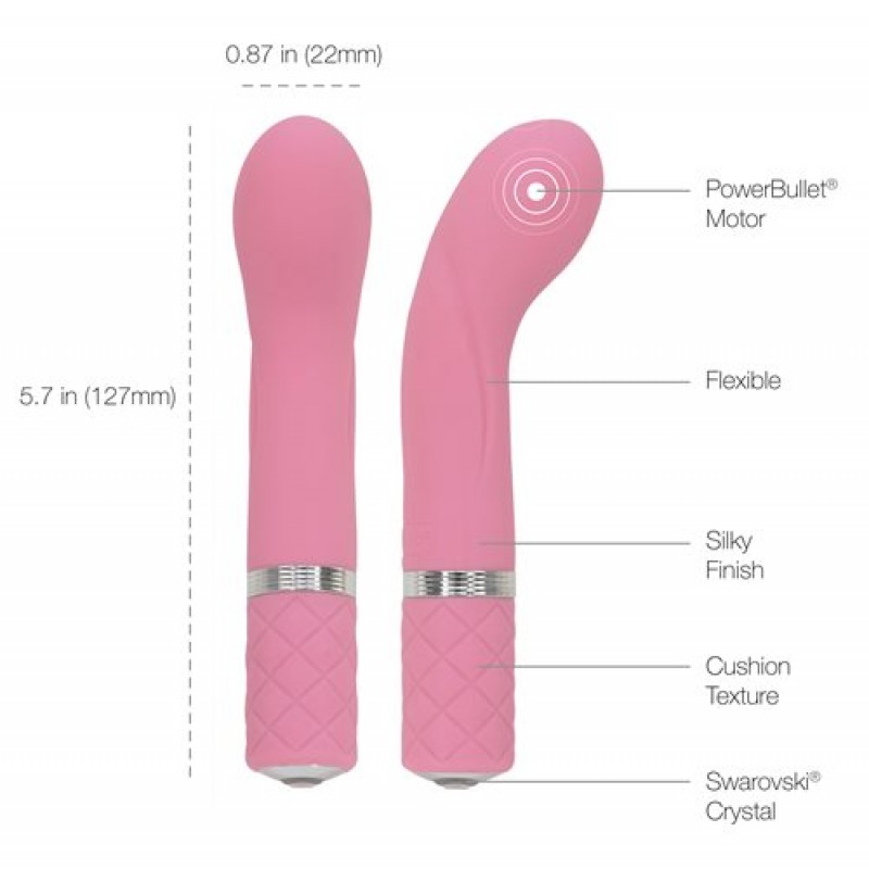 Pillow Talk Racy Mini Vibrator - Pink