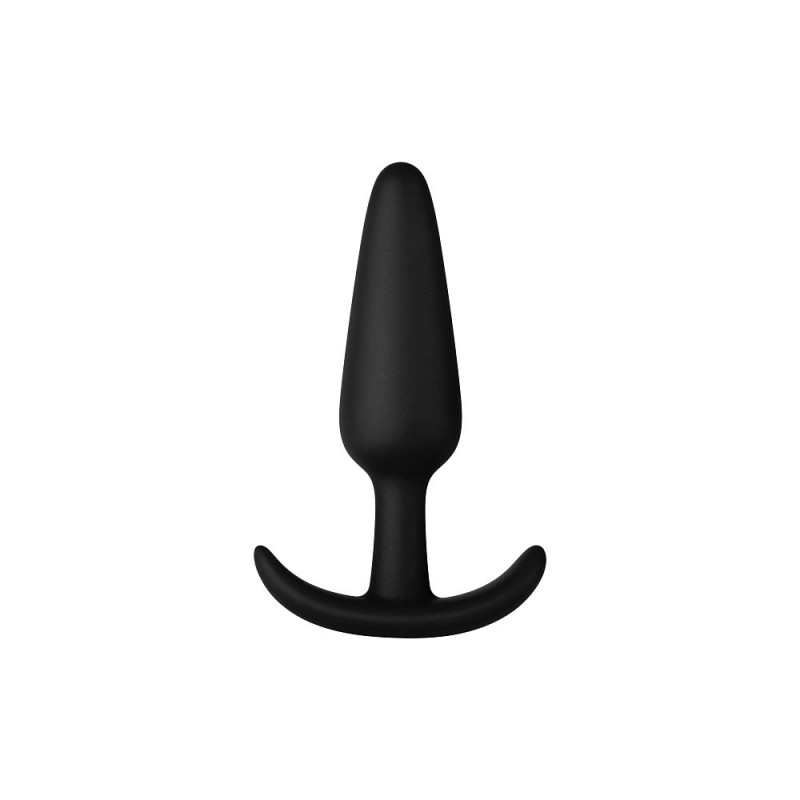 F-31: 100% Silicone Plug Black - Small