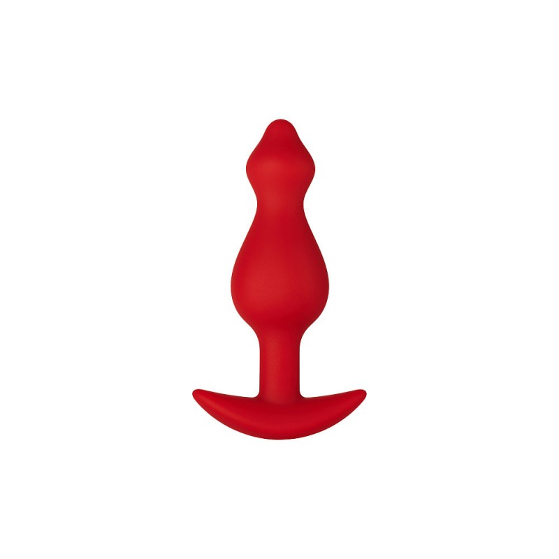 F-78: Pointee 100% Silicone Plug Red - Small
