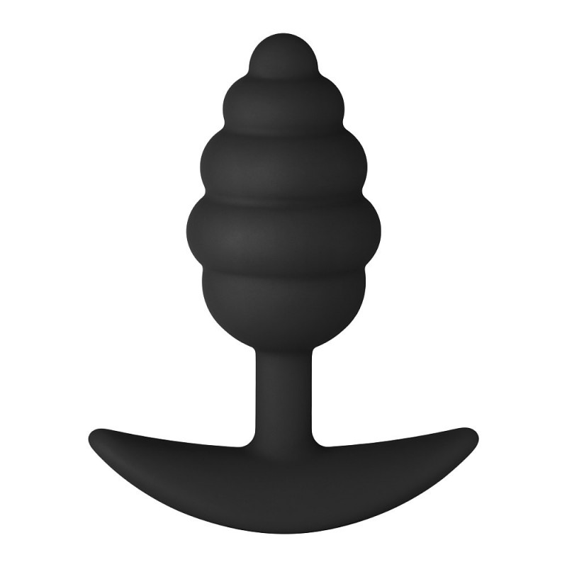 F-83: Spir Plug 100% Silicone - Black