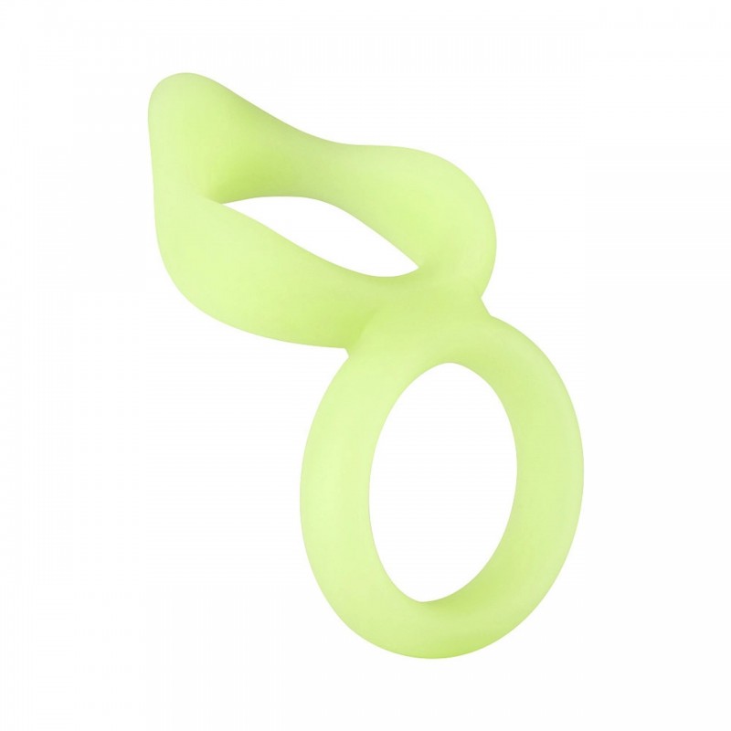 F-88: Double Ring 100% Liquid Silicone - Glow