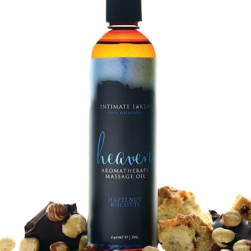 Intimate Earth Heaven Aromatherapy Massage Oil 120ml - Hazelnut Biscotti