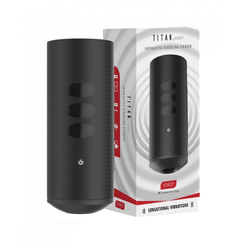 TITAN by KIIROO Interactive Vibrating Masturbator for Men