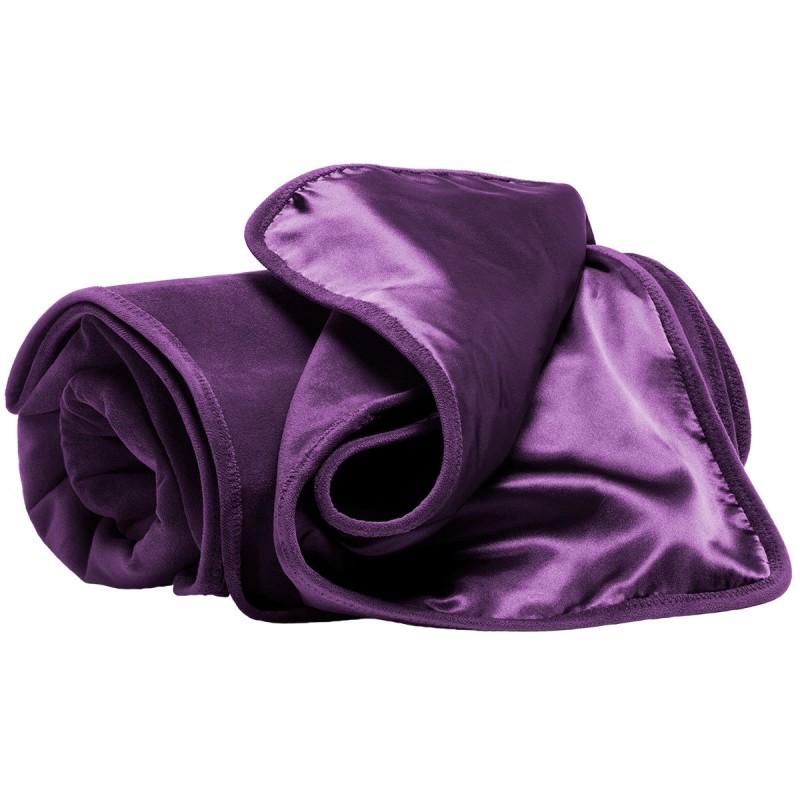 Liberator Decor Fascinator Throw Velvish Blanket - Aubergine