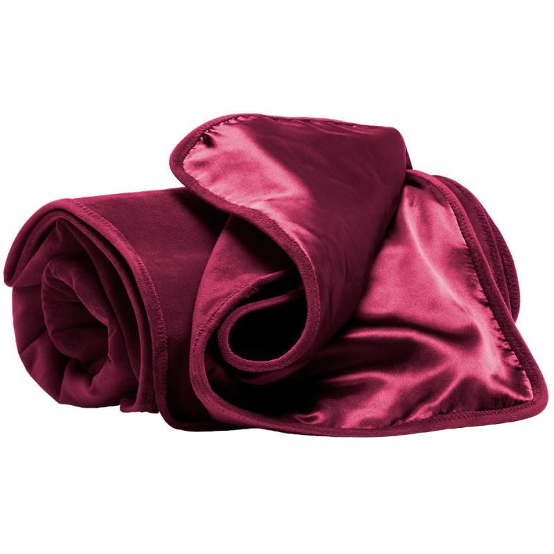 Liberator Decor Fascinator Throw Velvish Blanket - Merlot