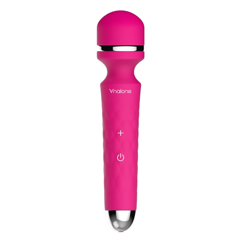 Nalone Rock 7-Mode  Silicone Personal Wand Massager Pink