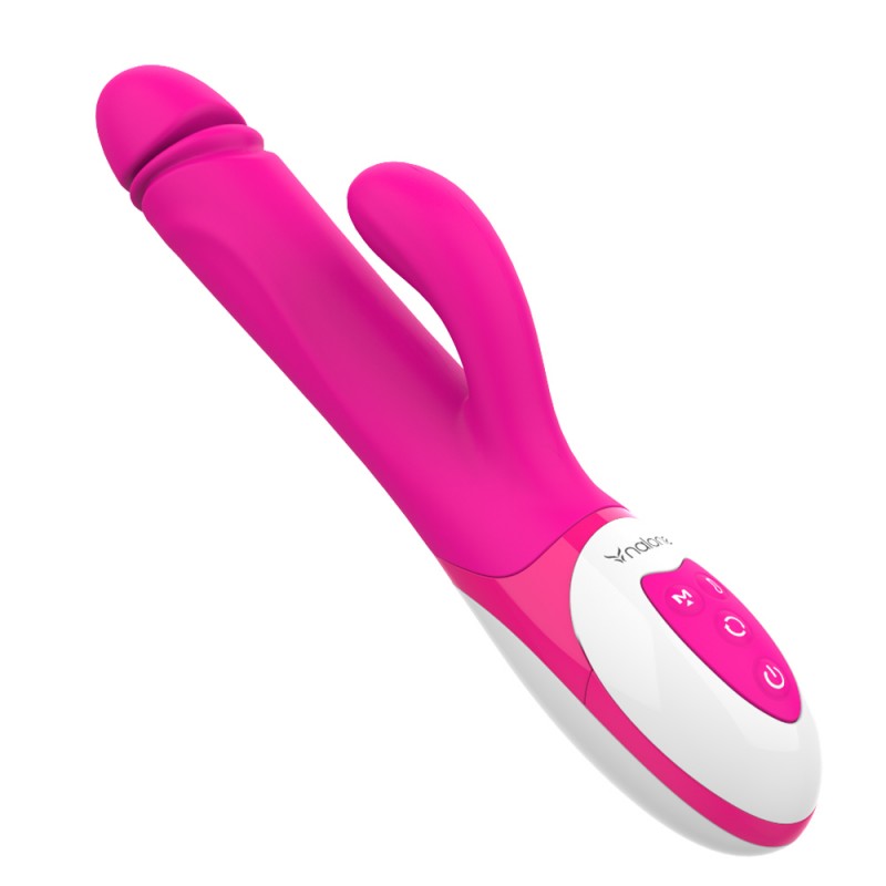 Nalone Wave Luxury Thrusting Pulsating  Vibrator with Clitoral Stimulator