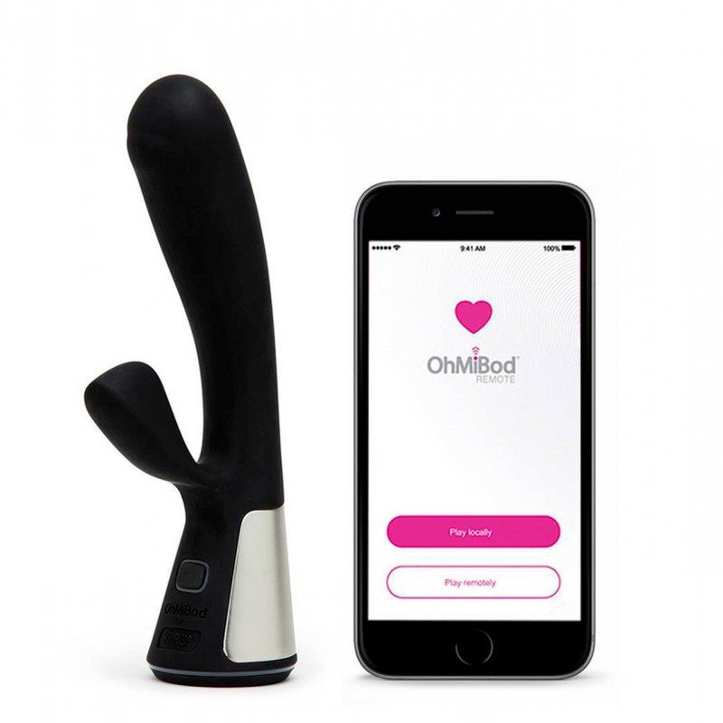 OhMiBod Kiiroo Fuse Interactive Dual Stimulating Vibrator - Black