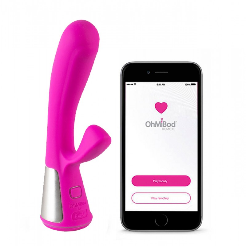 OhMiBod Kiiroo Fuse Interactive Dual Stimulating Vibrator - Pink