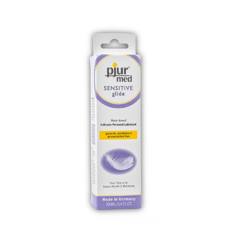 Pjur Med Sensitive Glide Water-Based Intimate Personal Lubricant 100 ml