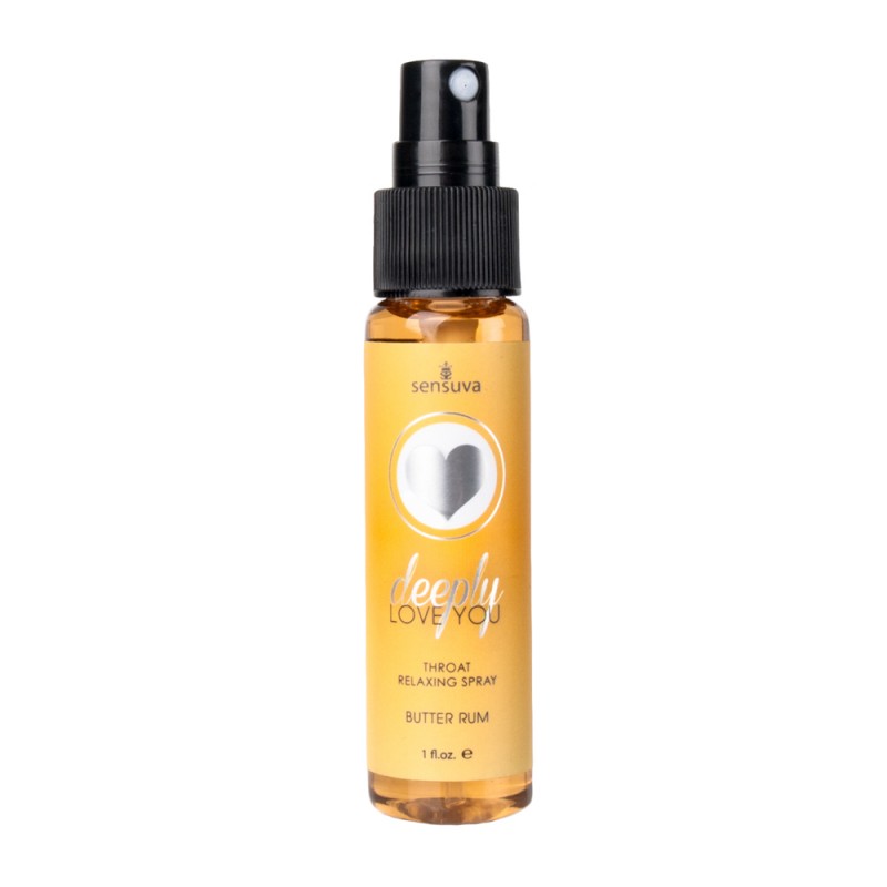 Sensuva Deeply Love You Throat Relaxing Spray - Butter Rum 1oz