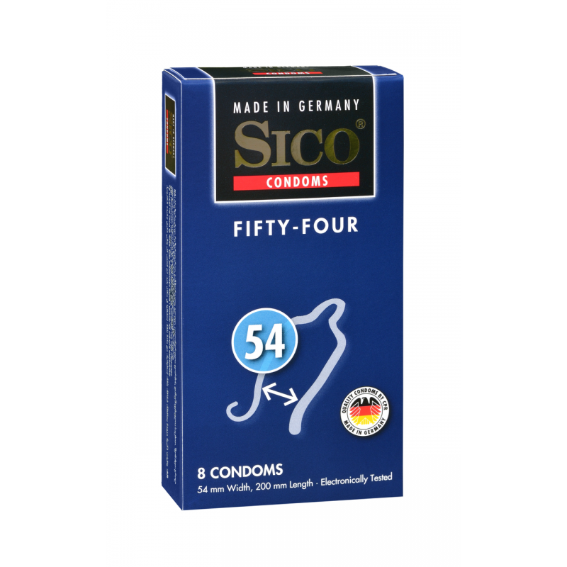 Sico Safety 54 Condoms (8pc Box)