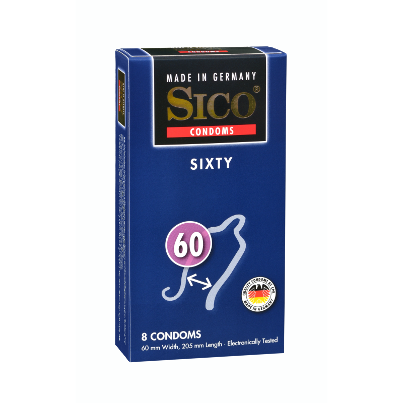 Sico Safety 60 Condoms (8pc Box)