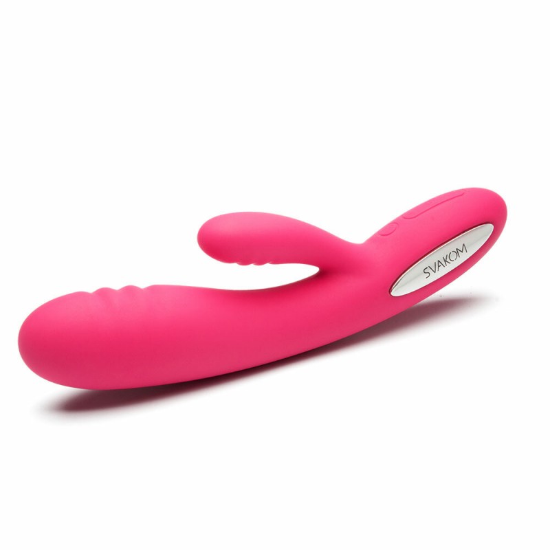 Svakom Adonis Waterproof Heating Vibrator Plum Red