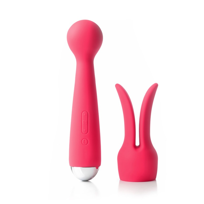 Svakom Emma Wand Massager with Attachment - Plum Red