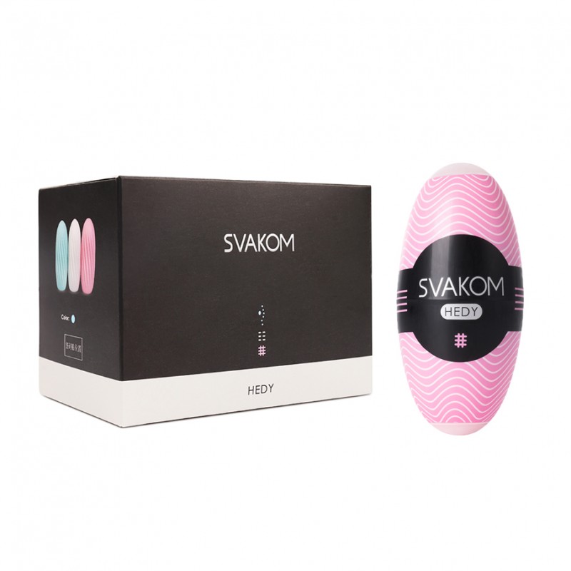 Svakom Hedy Male Masturbator 6-Pack - Pale Pink