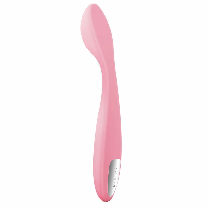 Svakom Keri Powerful Contoured Vibrator Clitoral Stimulator - Pale Pink