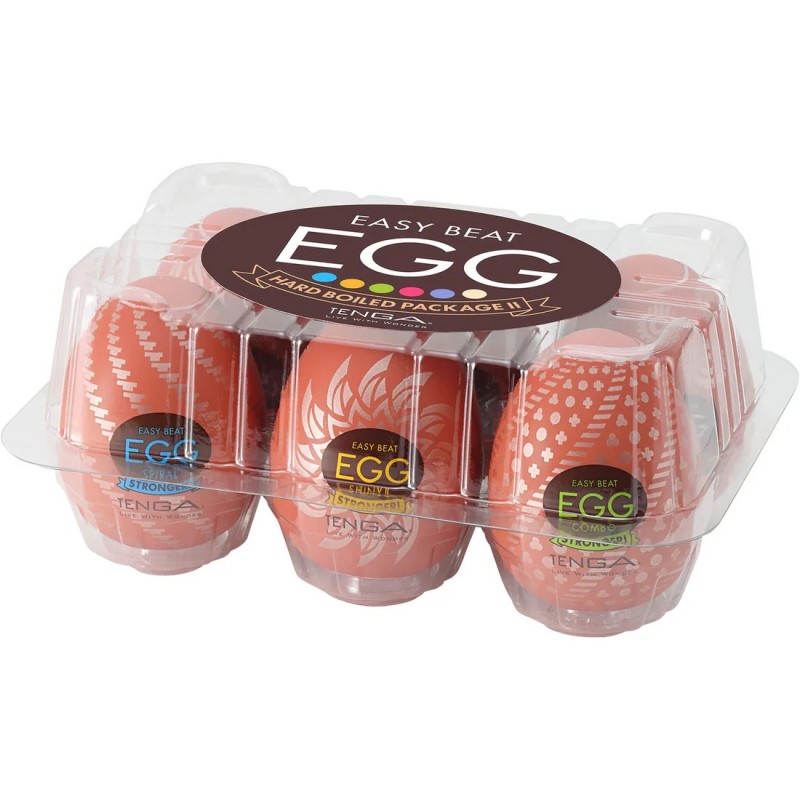 Tenga Eggs - 6 Pack - Hard Boiled II Masturbator