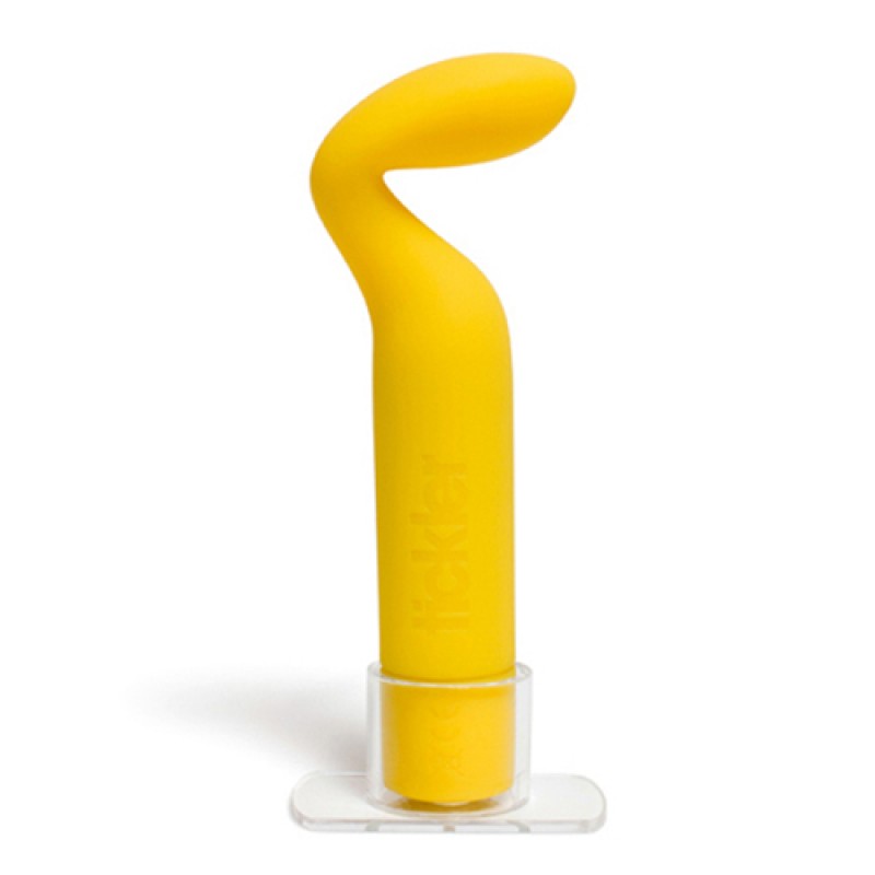 Tickler Nosy Vibrating Silicone Prostate and G-Spot  Massager Yellow