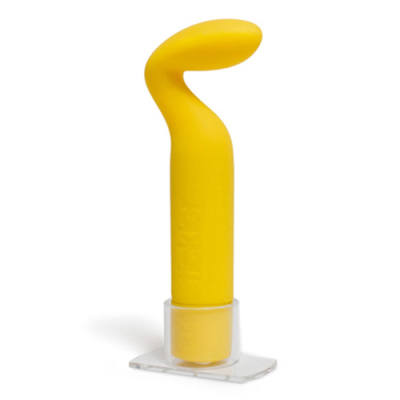 Tickler Nosy Vibrating Silicone Prostate and G-Spot  Massager Yellow